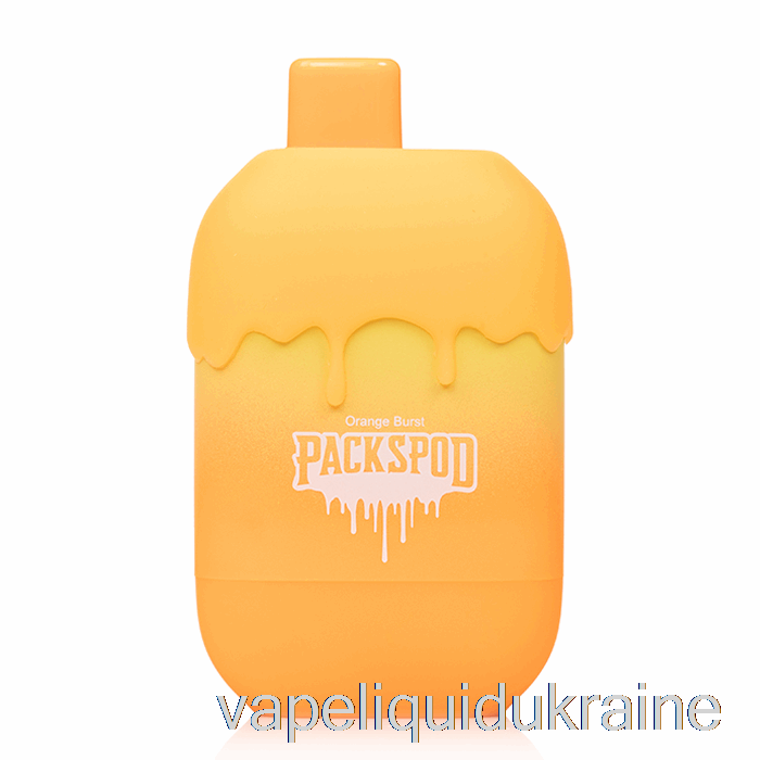 Vape Liquid Ukraine Packwood Packspod 5000 Disposable Orange Creamsicle (Orange Burst)